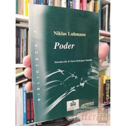 Poder Niklas Luhmann Ed Anthropos Universidad Iberoamericana