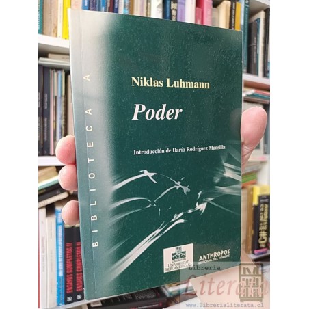 Poder Niklas Luhmann Ed Anthropos Universidad Iberoamericana