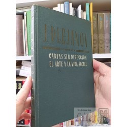 Cartas sin dirección El arte y la vida social J Plejanov Ediciones en Lenguas Extranjeras Moscú tapas duras
