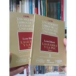 La guerra y la paz (2 tomos) León Tolstoi Ercilla