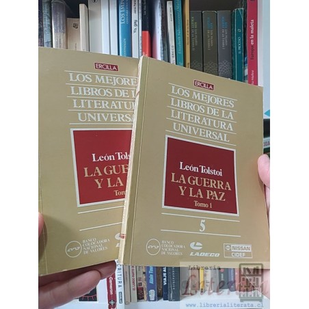 La guerra y la paz (2 tomos) León Tolstoi Ercilla