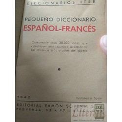 Pequeño diccionario español-francés Sopena Editorial Ramón Sopena, SA