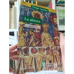 Lo abierto Giorgio Agamben Adriana Hidalgo editora ISBN...