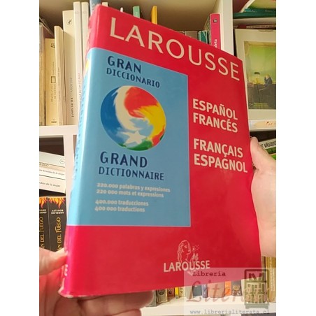 Gran diccionario español francés francais espagnol Larousse formato grande tapas duras 705 páginas