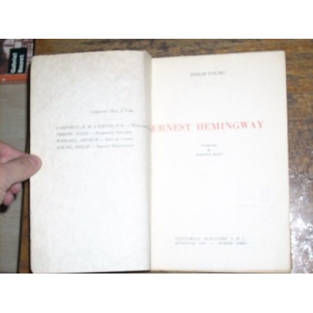 Ernest Hemingway Philip Young Schapire (cubierta Reemplazada