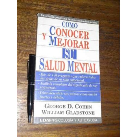 Cómo Conocer Y Mejorar Su Salud Mental G D Cohen - Gladstone