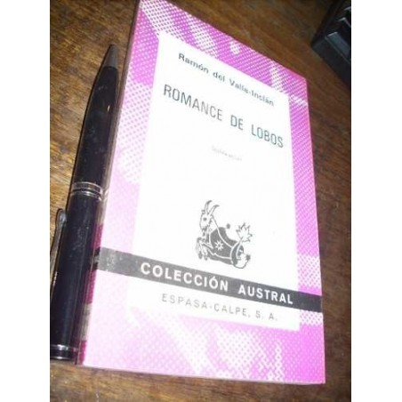 Romance De Lobos Ramon Del Valle Inclan Espasa Calpe Austral