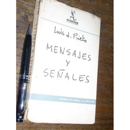 Mensajes Y Señales Luis D Prieto Seix Barral Aceptable