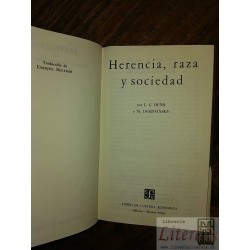 Herencia raza y sociedad Dunn y Dobzhansky Ed. FCE tapas dur