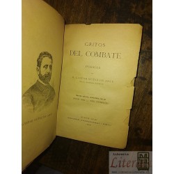 Gritos del combate  Gaspar Núñez de Arce 1896 antigüedad poe
