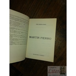 Martin Fierro José Hernández Ed. Colihue